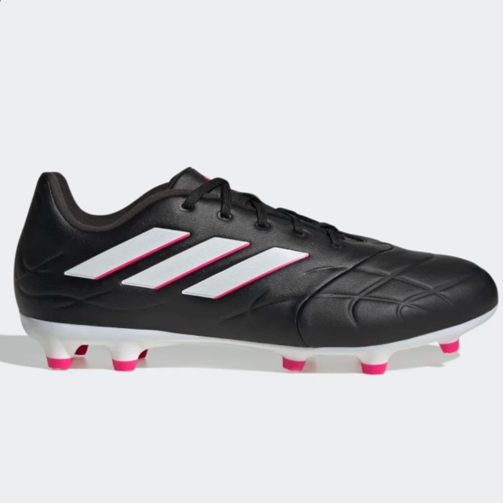 ADIDAS MEN'S COPA PURE.3 FG Firm Ground Soccer Cleats BLACK/PINK Mens Size 13